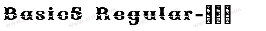 Basic5 Regular字体转换